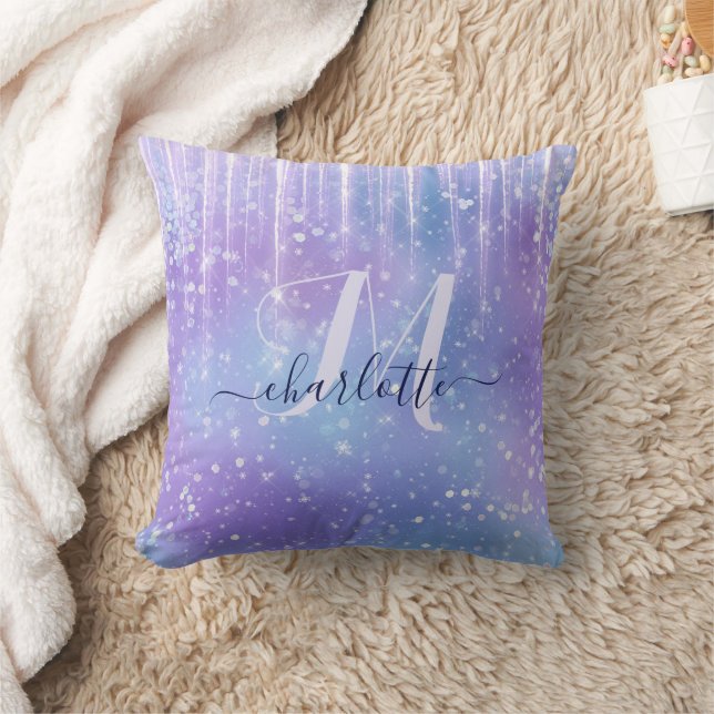 Elegant en Glitzy Paars Kussen (Deken)