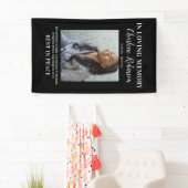 Élégant En Mémoire Amoureuse | Bannière commémorat (En situation)