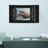 Élégant En Mémoire Amoureuse | Bannière commémorat (Salon professionnel)