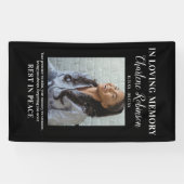 Élégant En Mémoire Amoureuse | Bannière commémorat (Horizontal)