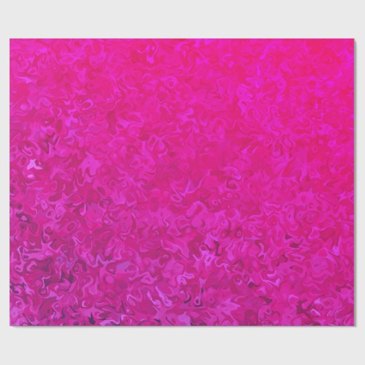 Elegant en modern fuschia roze abstract patroon cadeaupapier (Vlak)