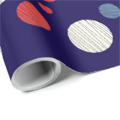 Elegant en modern polka dot inpakpapier (Rol Hoek)