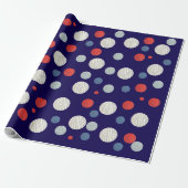 Elegant en modern polka dot inpakpapier (Uitgerold)