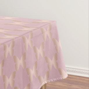 Elegant en modern roos gouden vlinder tafelkleed