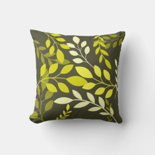 Elegant en modern Sierkussen met botanisch leder