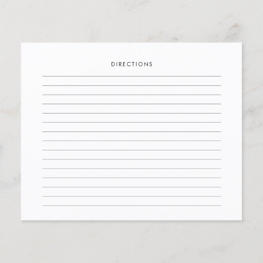 Elegant en modern zwart-wit recept (Achterkant)