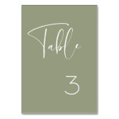 Elegant en moderne groene bruiloft kaart (Achterkant)