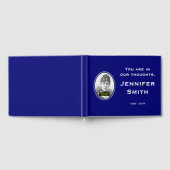 Elegant en Plain Funeral Guestbook; Aangepaste fot Gastenboek (Volledig)