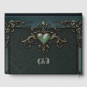 Elegant en romantisch design. gastenboek (Achterkant)