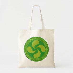 Elegant en stijlvol Baskisch kruis: Lauburu Tote Bag