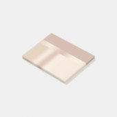 Elegant en stijlvol roos goudbruin post-it® notes (Schuin)
