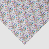 ELEGANT EN WHIMSICAL FLORAL PATTERN TISSUEPAPIER (Detail)