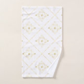 ELEGANT EN  WITTE GOLD BATHROOM TOWEL SET BAD HANDDOEK (Handdoek)