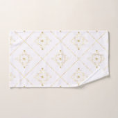 ELEGANT EN  WITTE GOLD BATHROOM TOWEL SET BAD HANDDOEK (Handdoek)