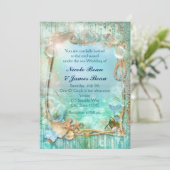 Élégant Enchanté Sous Les Invitations De Sea Beach (Debout devant)