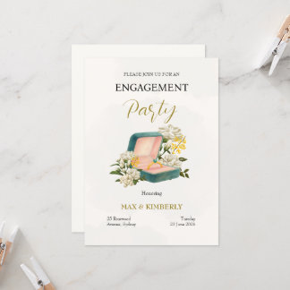 Elegant Engagement Invitation