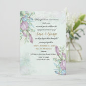 Elegant Engagement Invitation  (Debout devant)