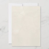 Elegant engagement party invitation with a bow kaart (Achterkant)