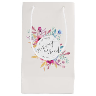 Elegant enkel Gehuwd Huwelijk   Zak van de Gift Klein Cadeauzakje