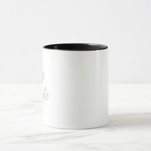 Élégant Enregistrer la Mug Date - Custom Wedding K (Centre)