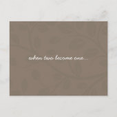 Élégant Enregistrer le Faire-part de mariage de da (Dos)