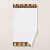 Élégant Ensemble De Serviettes De Bain Blanches (Serviette à main)