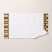 Élégant Ensemble De Serviettes De Bain Blanches (Serviette à main)