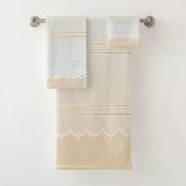 Élégant ensemble de serviettes de bain de plage de (En situation)