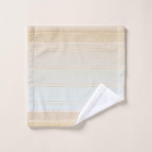 Élégant ensemble de serviettes de bain de plage de (Gant de toilette)