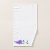 Élégant ensemble de serviettes de bain Lilac (Serviette à main)