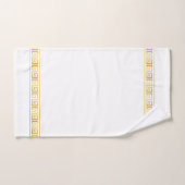 Élégant ensemble de serviettes de bain motif grec (Serviette à main)