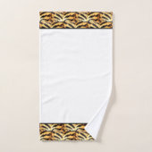 Élégant ensemble de serviettes de bain motif tigre (Serviette à main)
