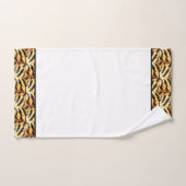 Élégant ensemble de serviettes de bain motif tigre (Serviette à main)