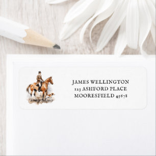 Elegant Equestrian British Hunter Horse Etiket