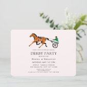 Elegant Equestrian Garden Party Invitation (Debout devant)