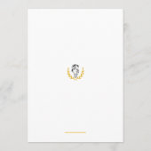 Elegant Equestrian Wedding Program 5x7 Programma (Achterkant)