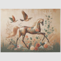 Elegant Equine, Horse, Decoupage