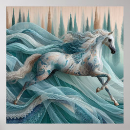 Elegant Equine, Horse, Poster, Wall Art Poster