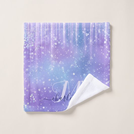 Élégant et brillant pourpre (Gant de toilette)