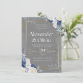 Élégant et écologique : invitations de mariage num (Debout devant)