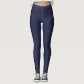 Élégant et élégant ciseaux violet Champion Legging (Devant)