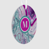 Élégant et élégant Monogramme initial Noël (devant)