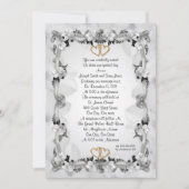 élégant et faire-part de mariage (Devant)