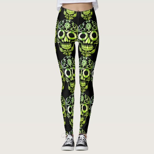 Élégant et joli leggings crâniens (Devant)