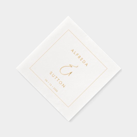 Elégant et moderne Mariage Gold (Droite)