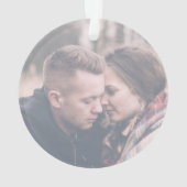 Élégant et moderne notre première photo de Noël en (dos)