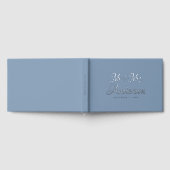 Élégant et moderne Script Dusty Mariage bleu (Complet)