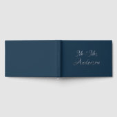 Élégant et moderne Script Mariage bleu marine (Complet)