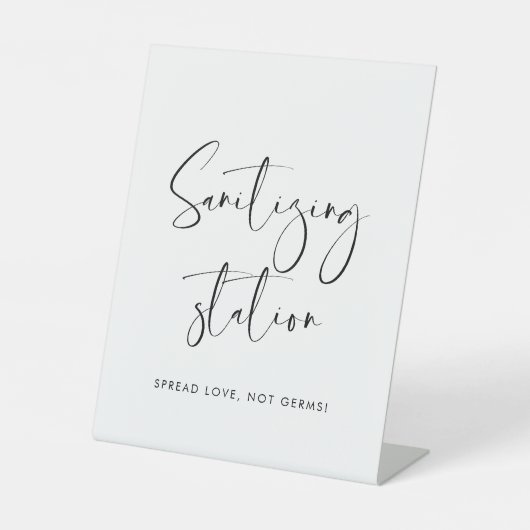 Elégant et moderne Signe mariage de la station de  (Recto)