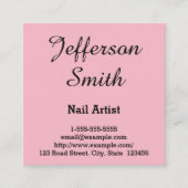 Elégant et simple Carte de visite d'artiste de ong (Devant)